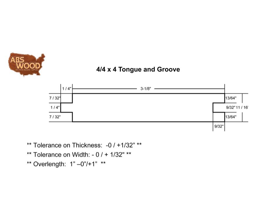 4_4 x 4 Tongue & Groove 4_4 x 4 Tongue & Groove