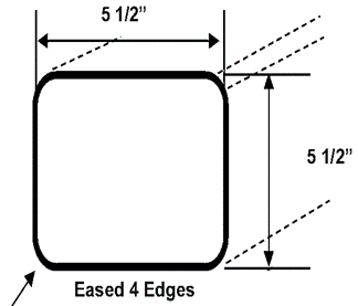 6 X SIZE PROFILE DIMENSION