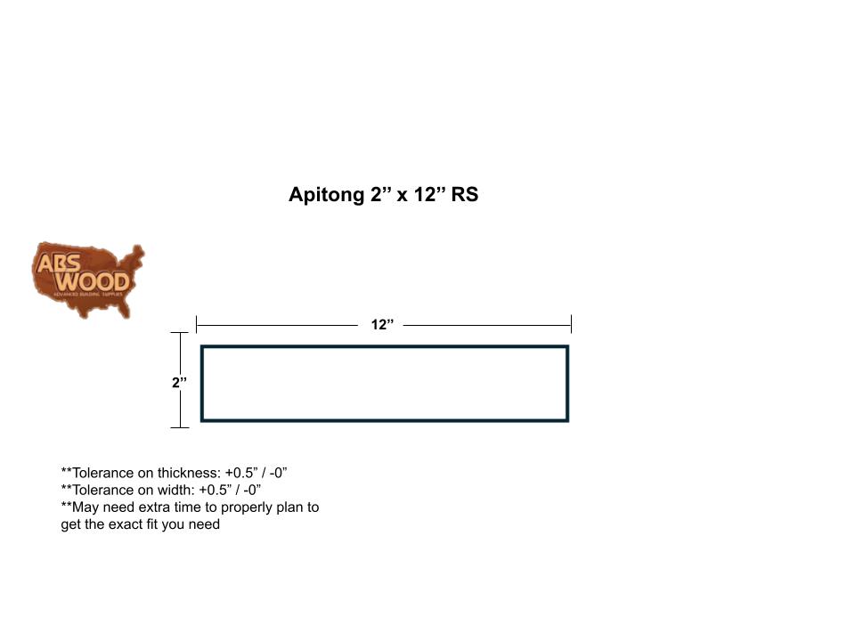 Apitong 2 x 12 RS Apitong 2 x 12 RS