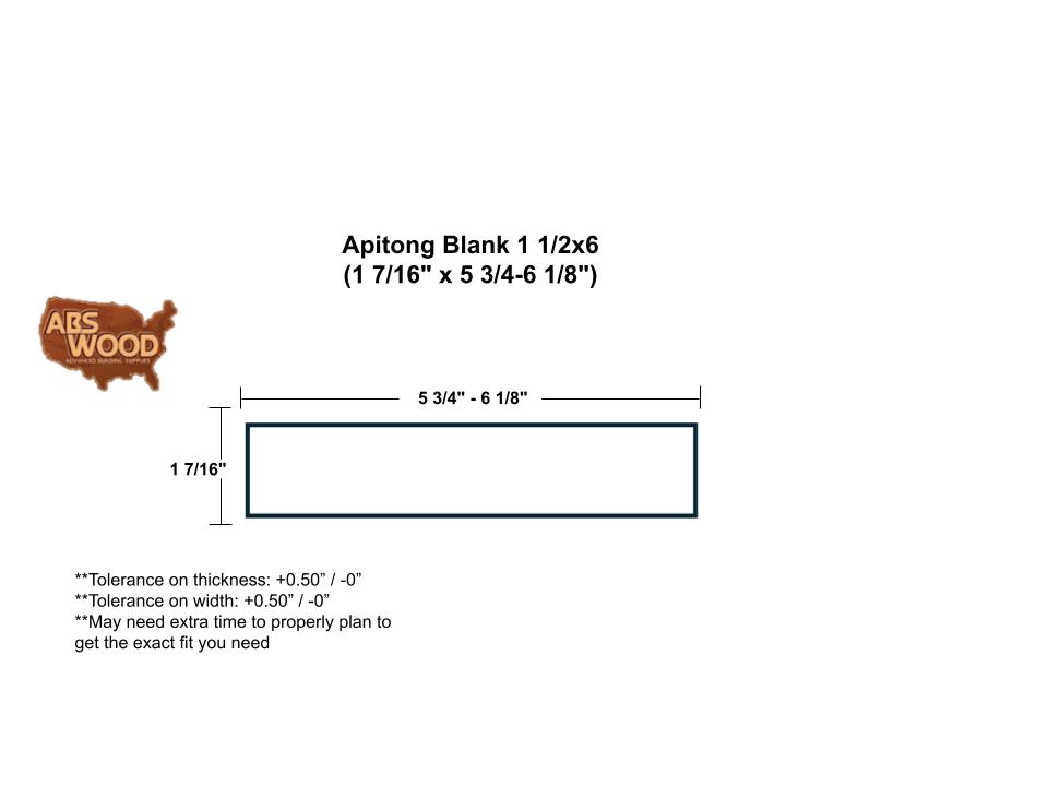 Apitong Blank 1 1_2x6 (1 7_16_ x 5 3_4-6 1_8_) Apitong Blank 1 1_2x6 (1 7_16_ x 5 3_4-6 1_8_)