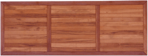 Eased Edges™ Decking model<br> using Tigerwood and Ipe - Deck1-300x114