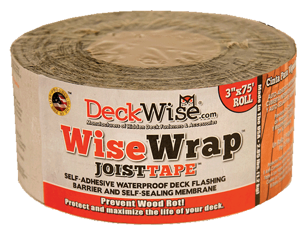 Wise Wrap Deck Joist Tape from Deck Wise - Joist-tape-600