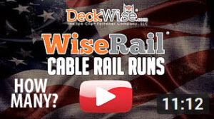 Wise Rail Deck Cable Railing - deckwise-cablerail-cable-runs-youtube-Icon-300x167