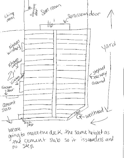 Artistic Seams with Ipe Decking - ipe-original-sketch