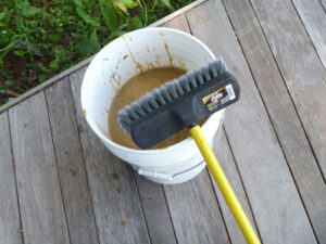 Cleaning and Refinishing a Cumaru dock - item7-1-300x225