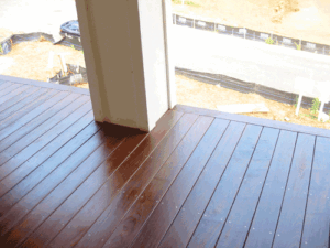 Deck Finishing &#8211; Photo Journey - still-wet-1-300x225