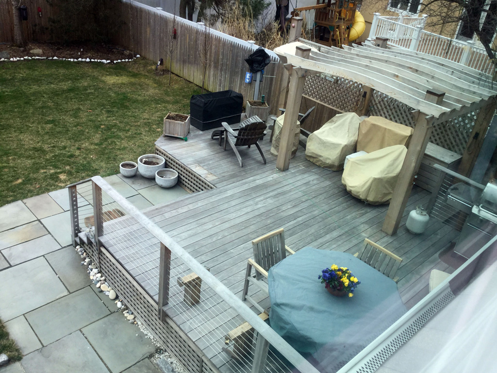 Grooved Ipe Decking Boards