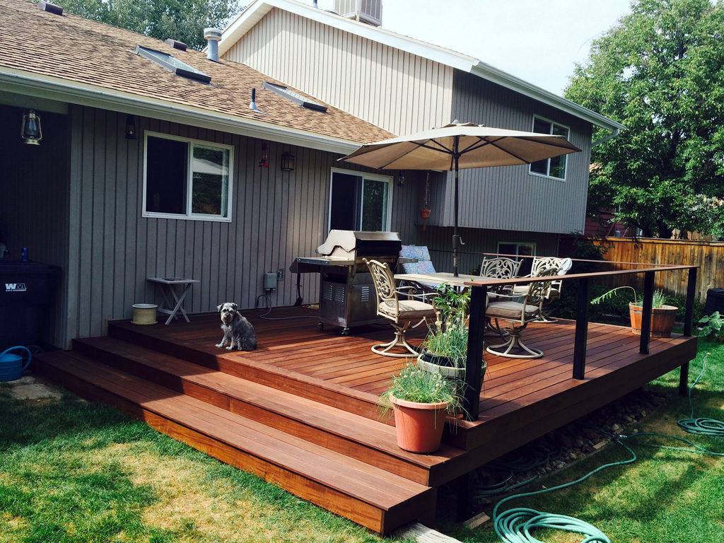 Grooved Ipe Decking Boards