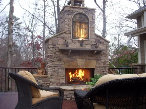 Outdoor Fireplace